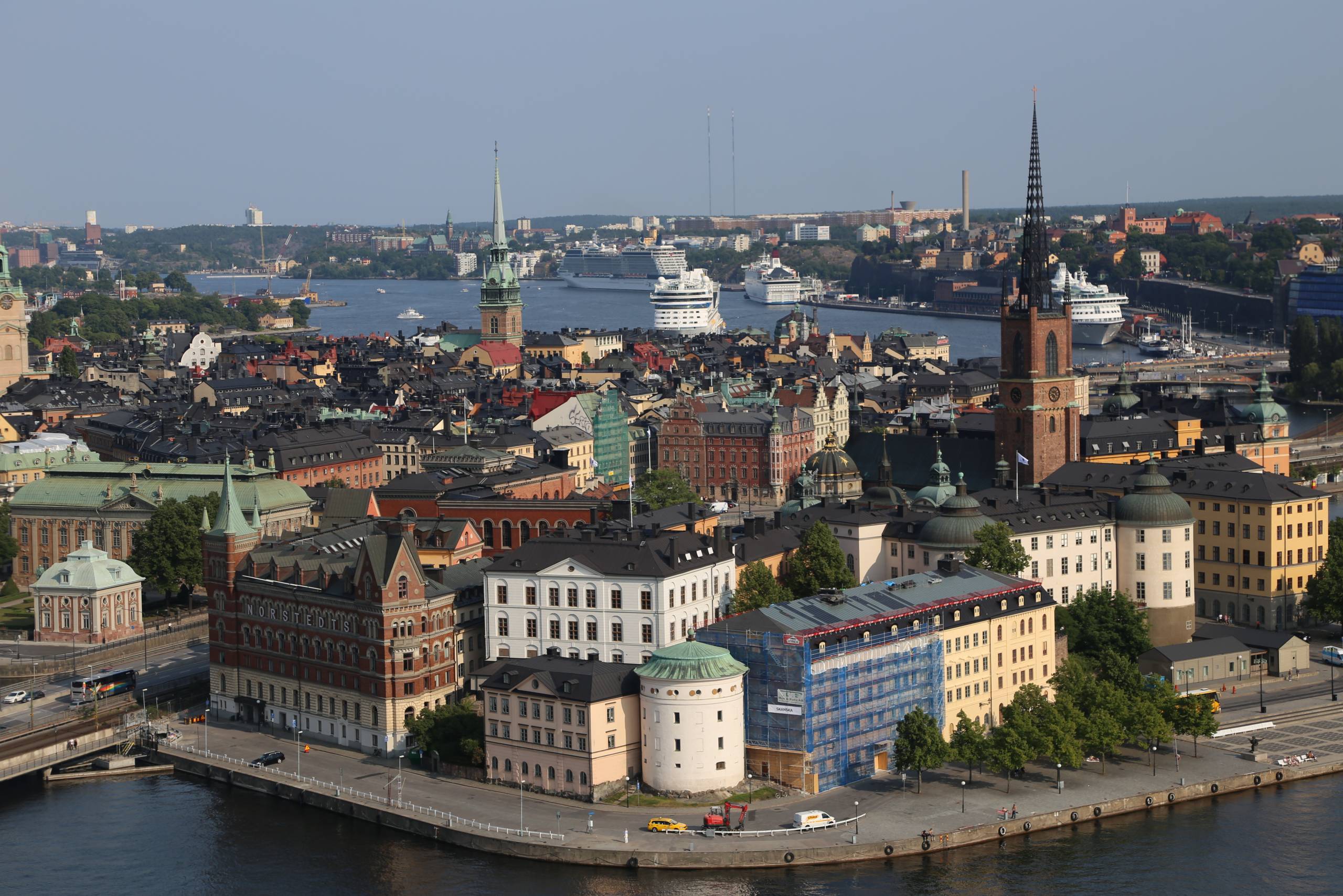 Panoramic view of Stockholm