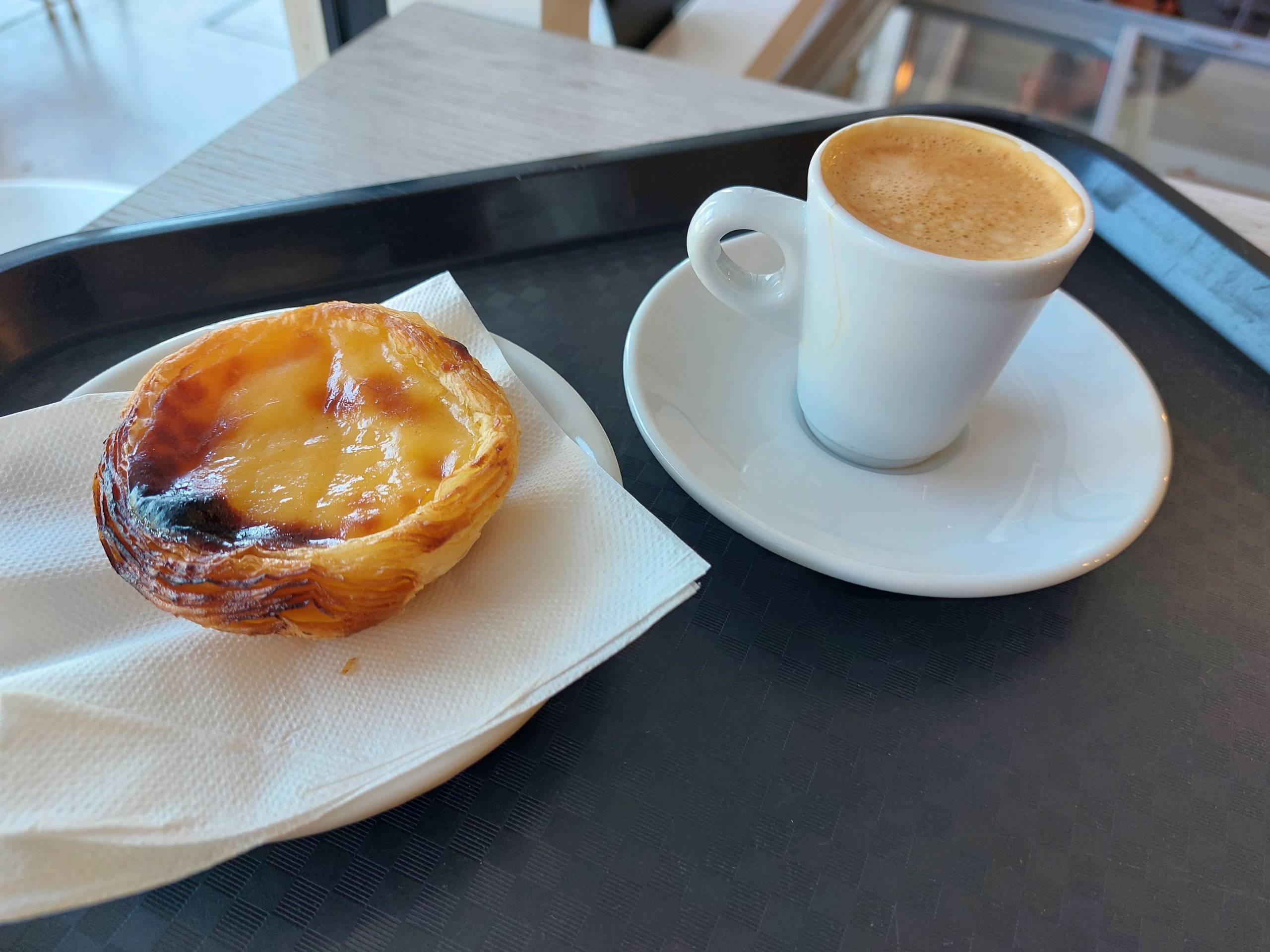 Pastéis de Nata and Coffee