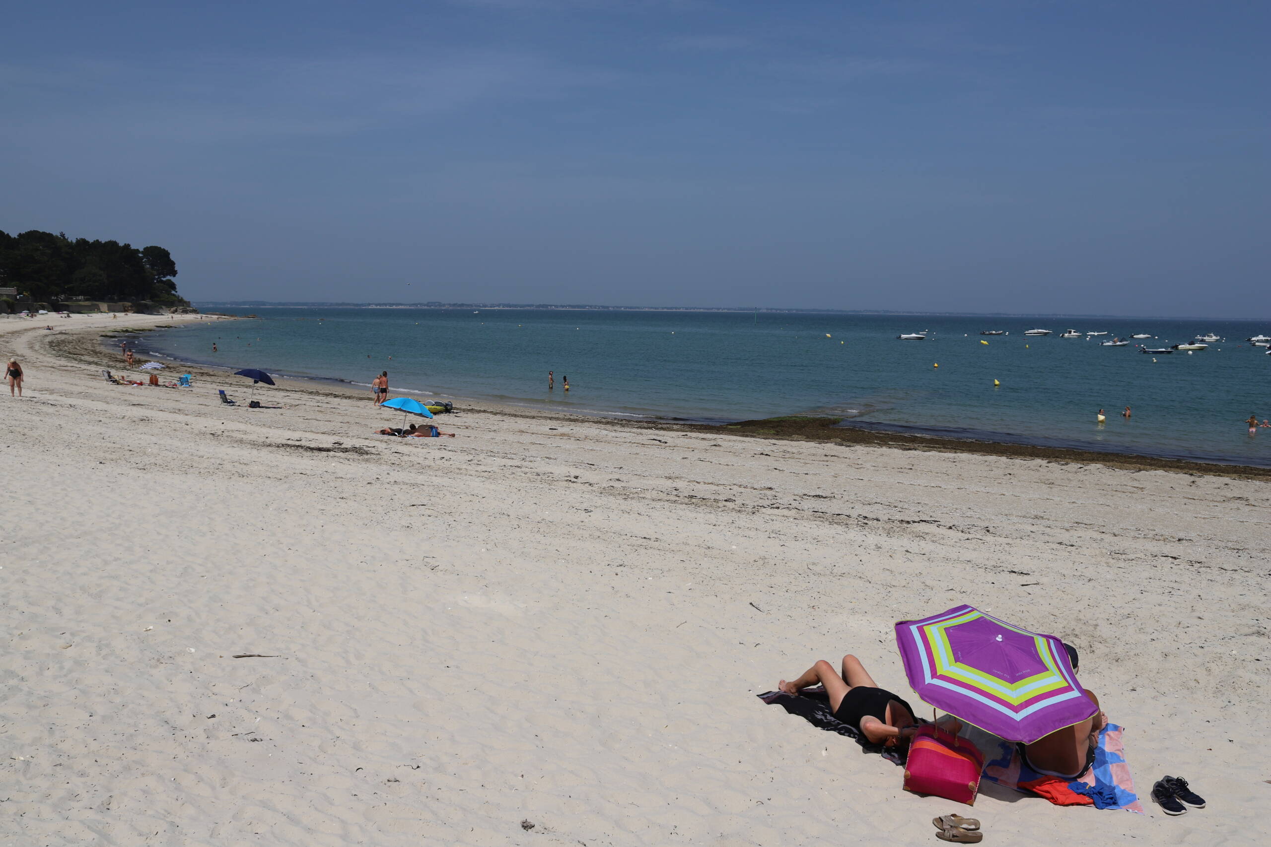 A Tranquil Summer Day at the Bretagne Seaside: Serenity and Sunshine
