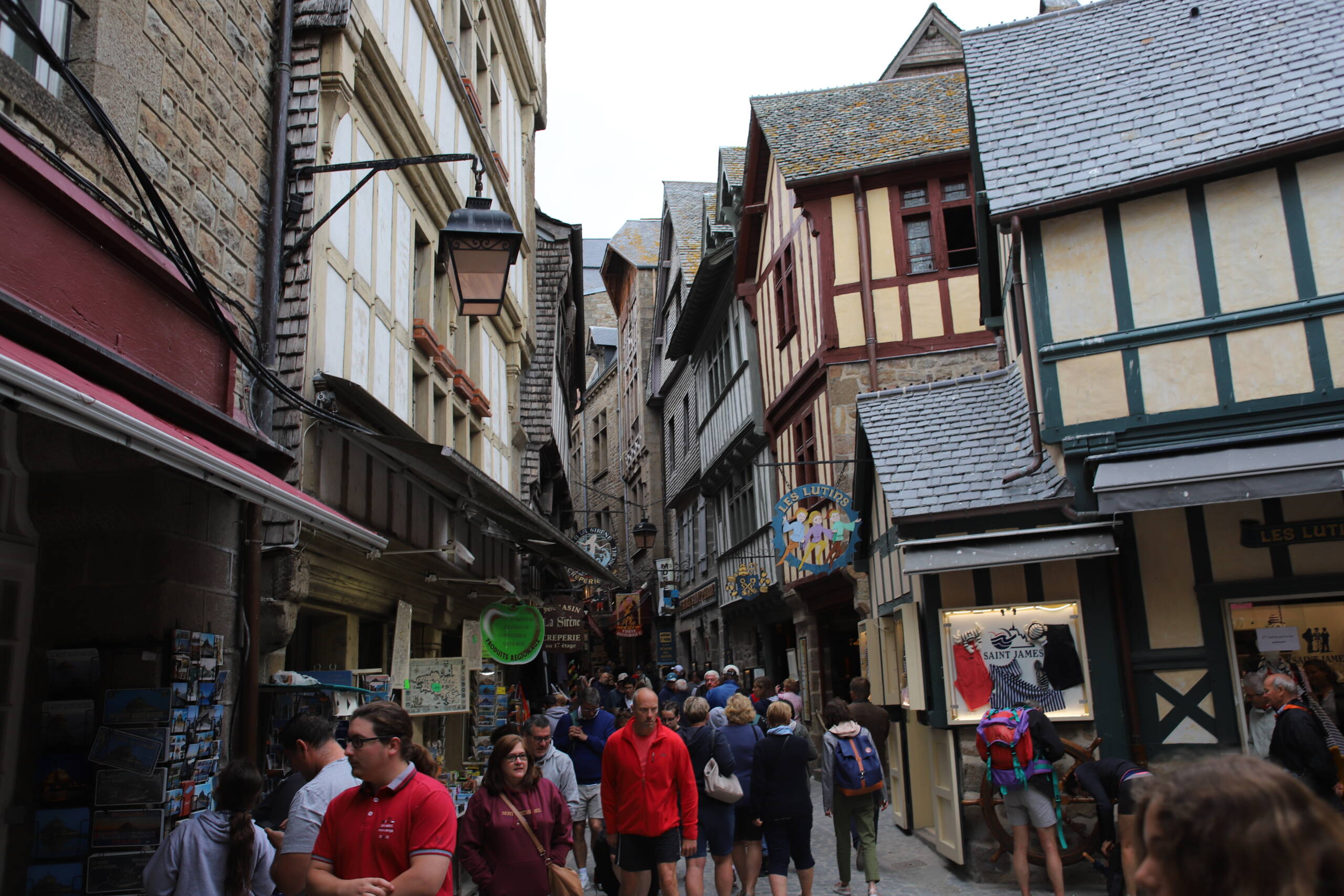 Crowded and Claustrophobic: The Charm of Mont Saint-Michel's Narrow Streets