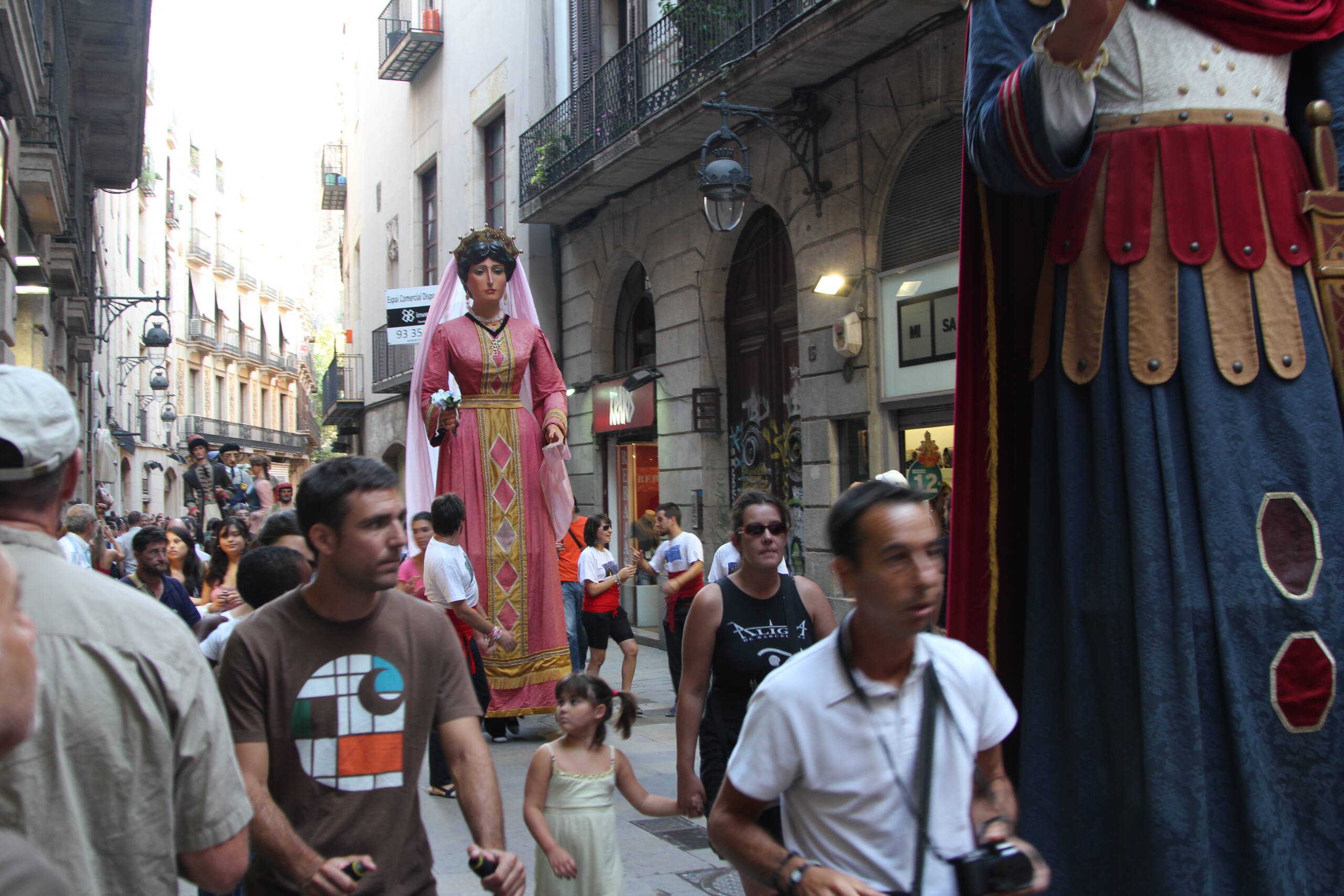Giants in the Streets of Barcelona