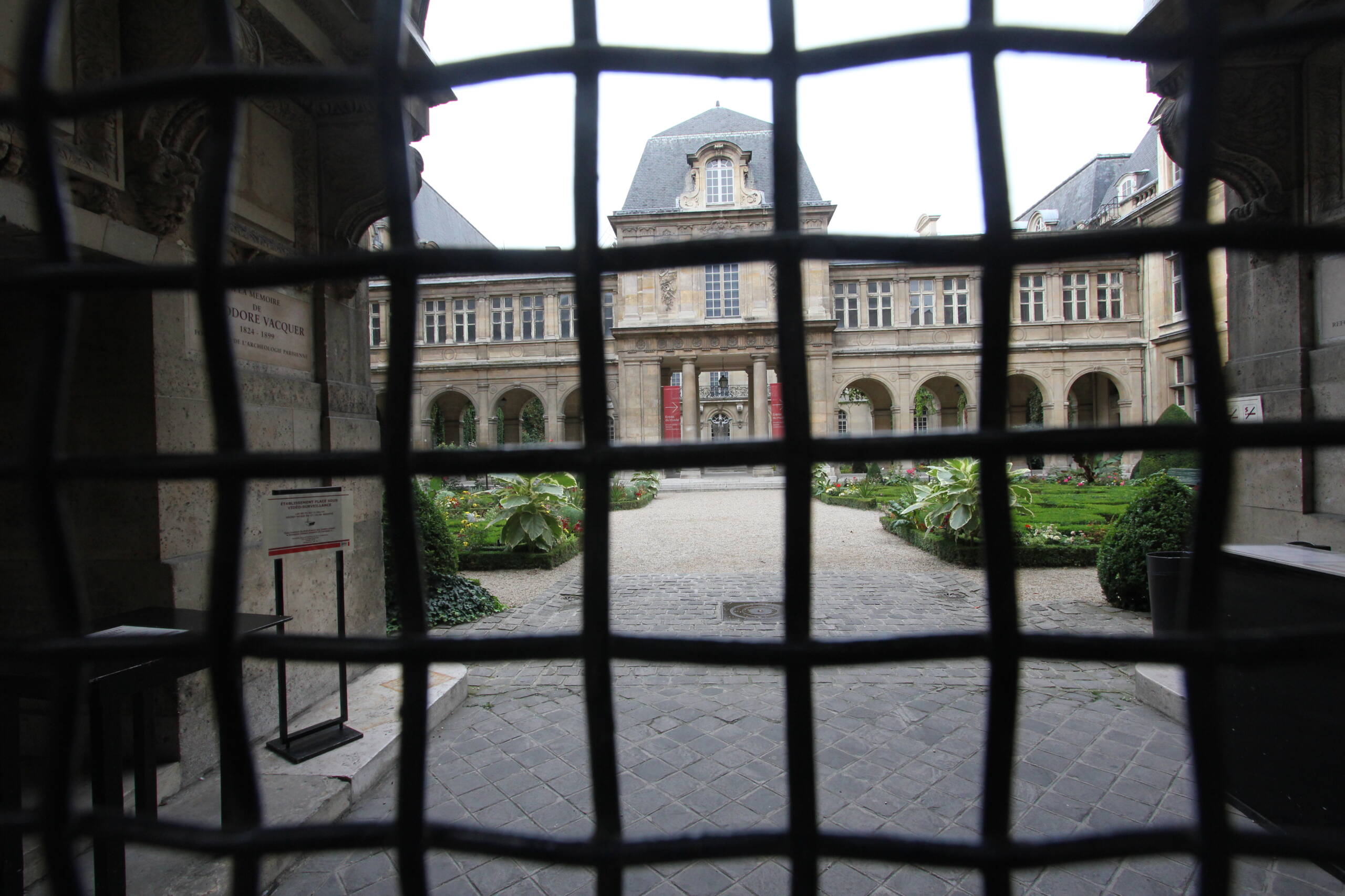 Behind the Grille: A Glimpse into the Hôtel de Sens