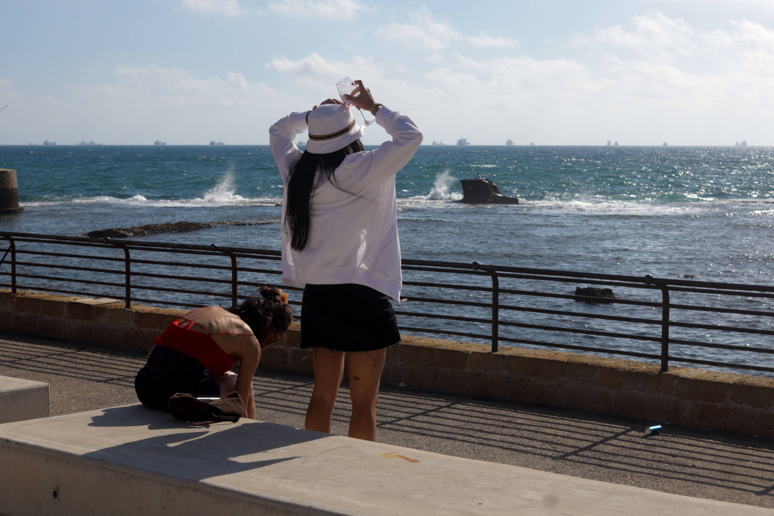 A Toast to the Sea: Unscripted Moments on the Promenade