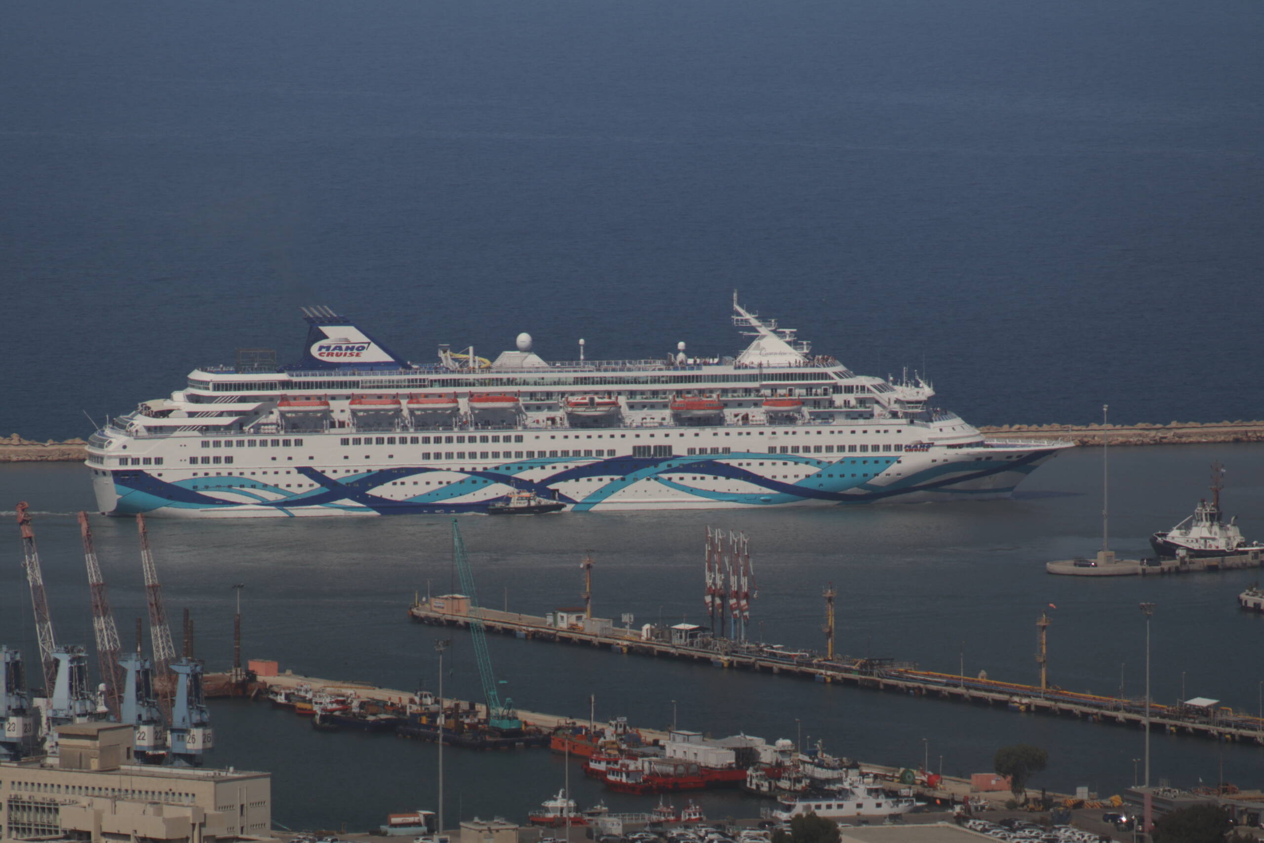 Crown Iris Departing Haifa