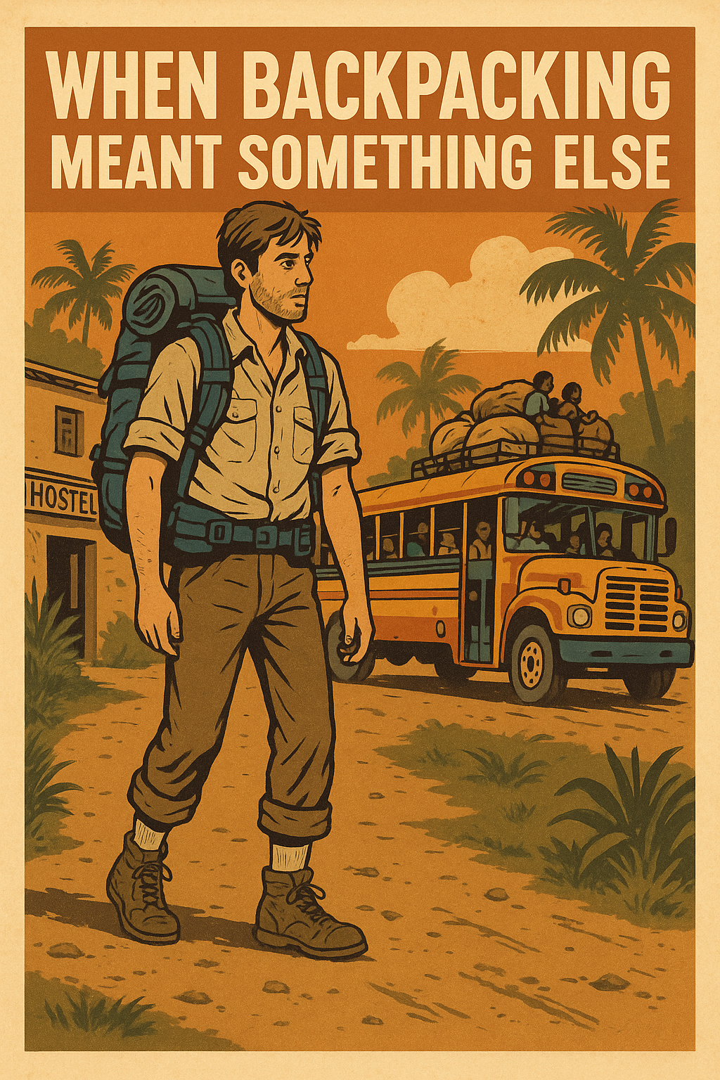 Poster: Backpacking Before It Got Comfortable
