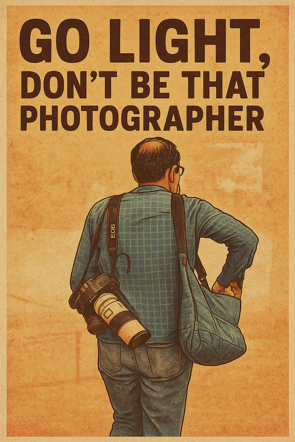 Poster: Go Light, Don’t Be That Photographer