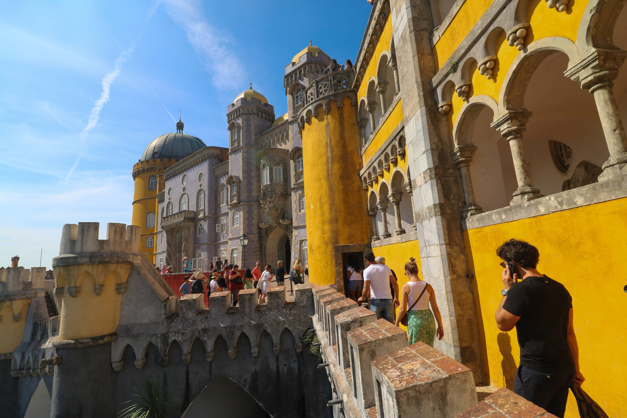 Walking the Walls of Pena Palace, Sintra
