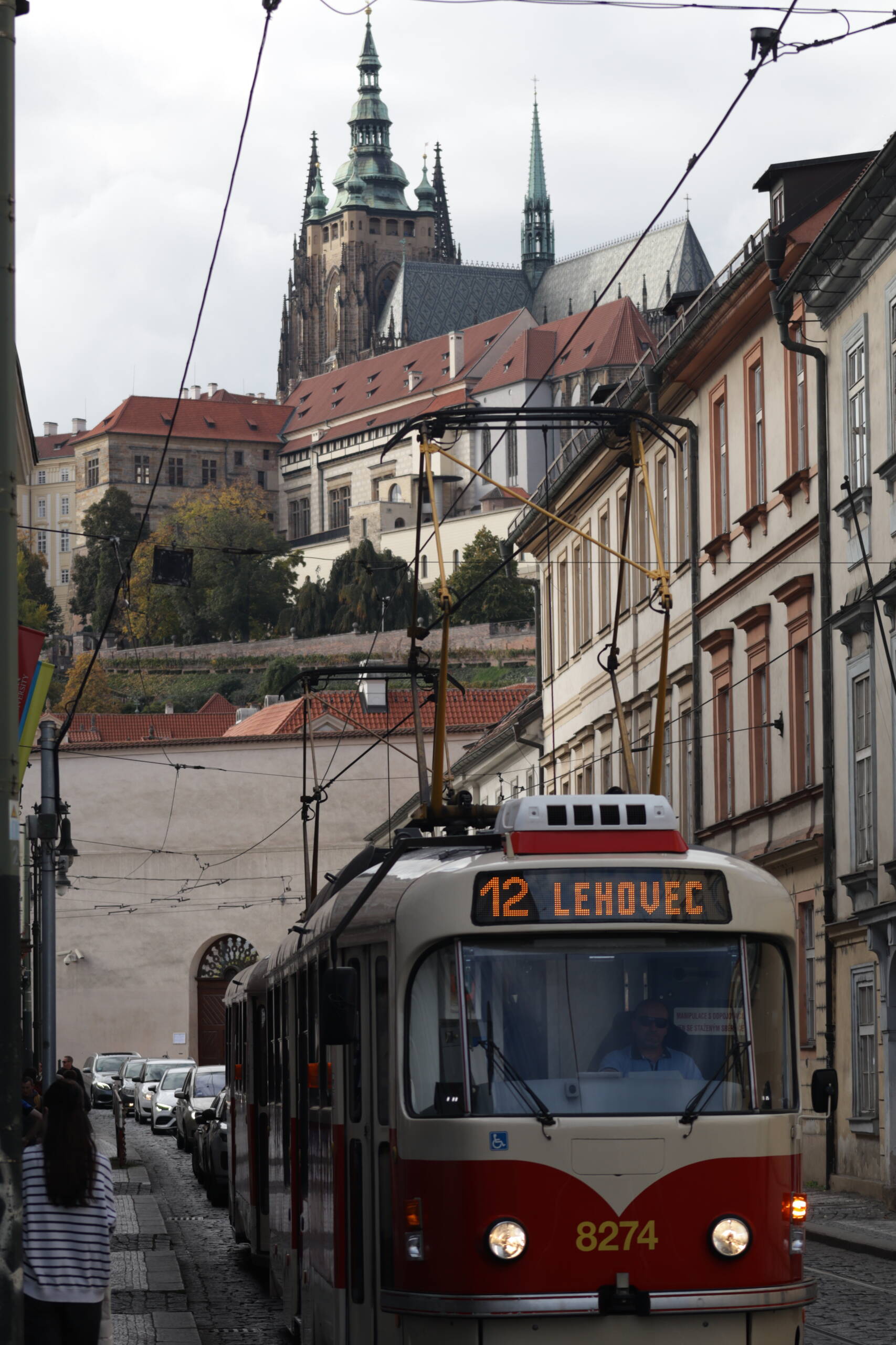 Riding the Tram Through Prague