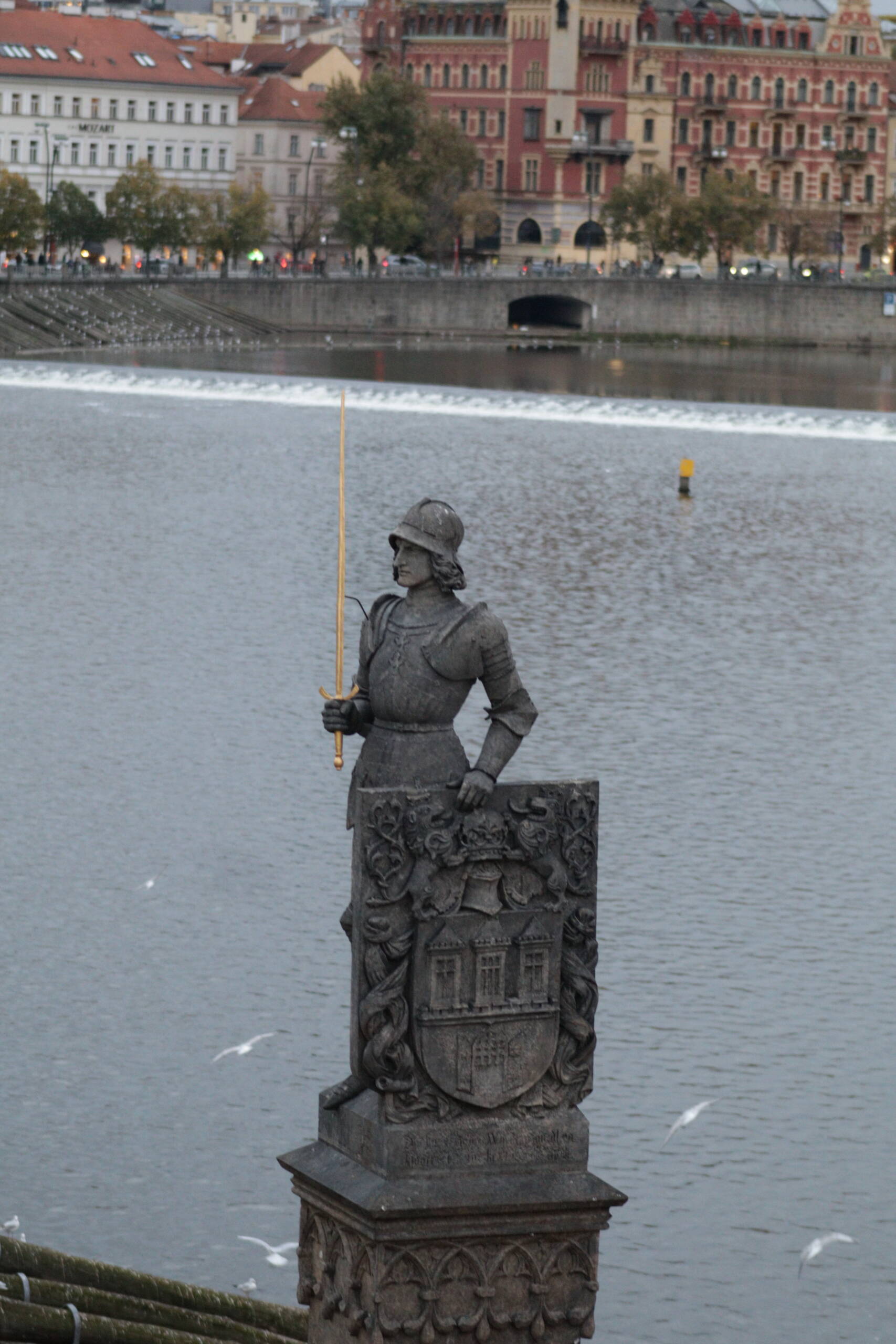 Statue of Bruncvík, Charles Bridge, Prague