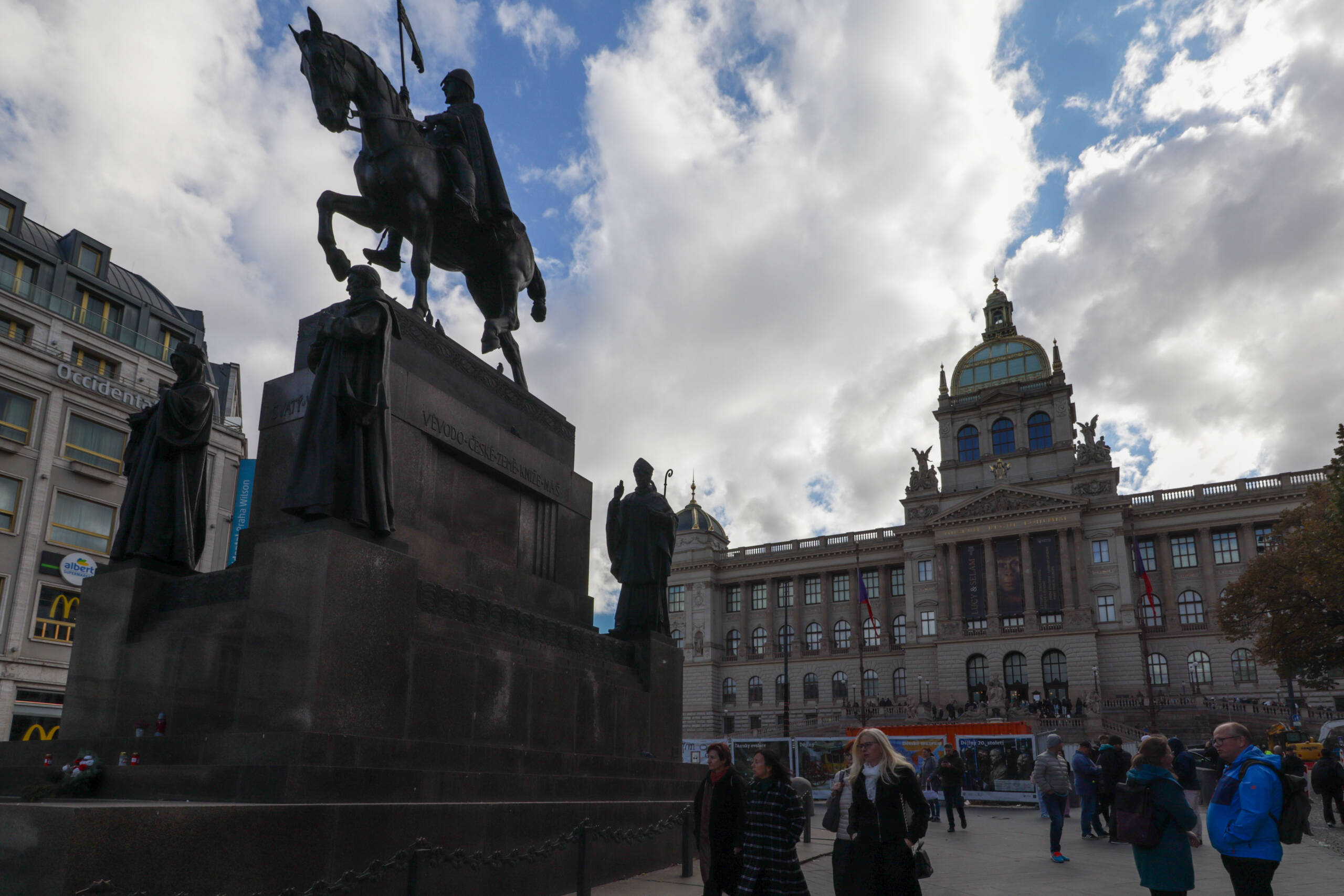 Wenceslas Square, Prague: Between Kings and Fast Food Signs