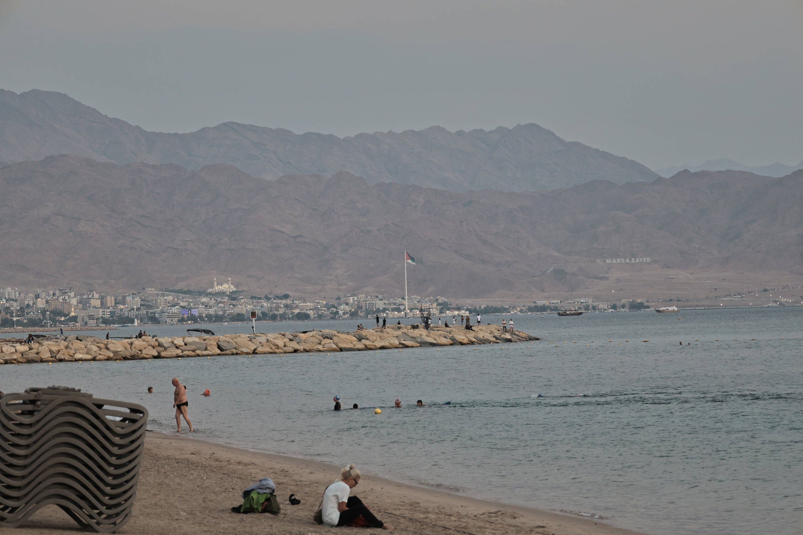 The Arab Revolt Flagpole, Seen from Eilat