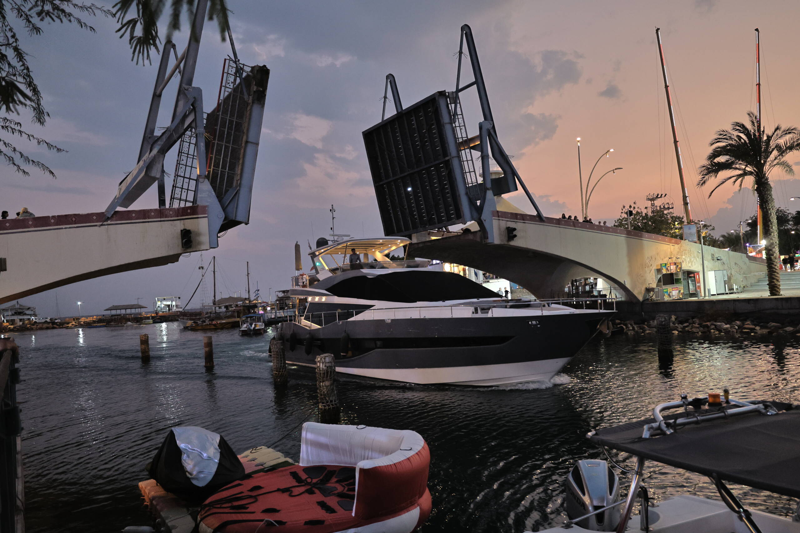 Eilat Marina at Dusk