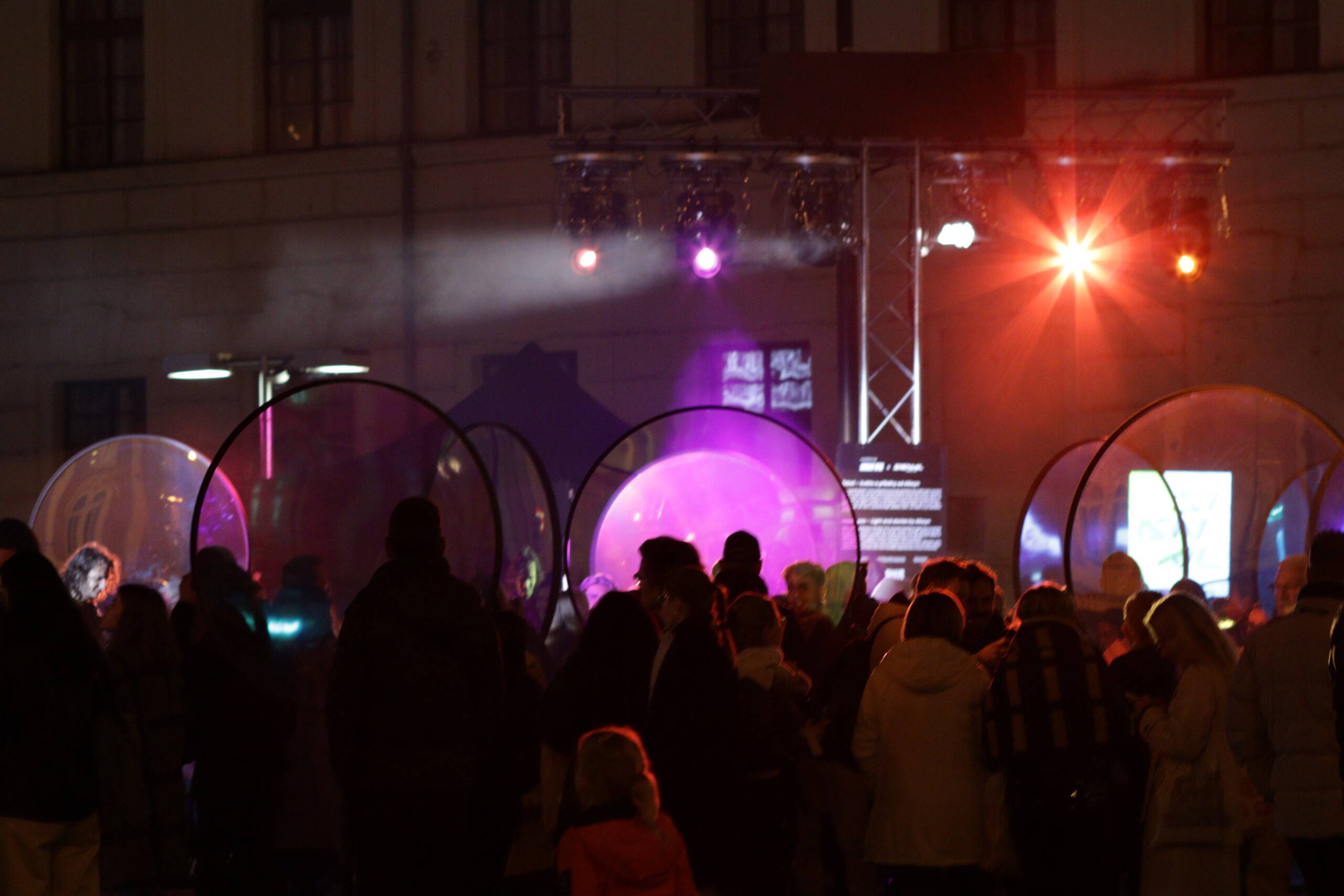 Light Festival at the Municipal House, Prague