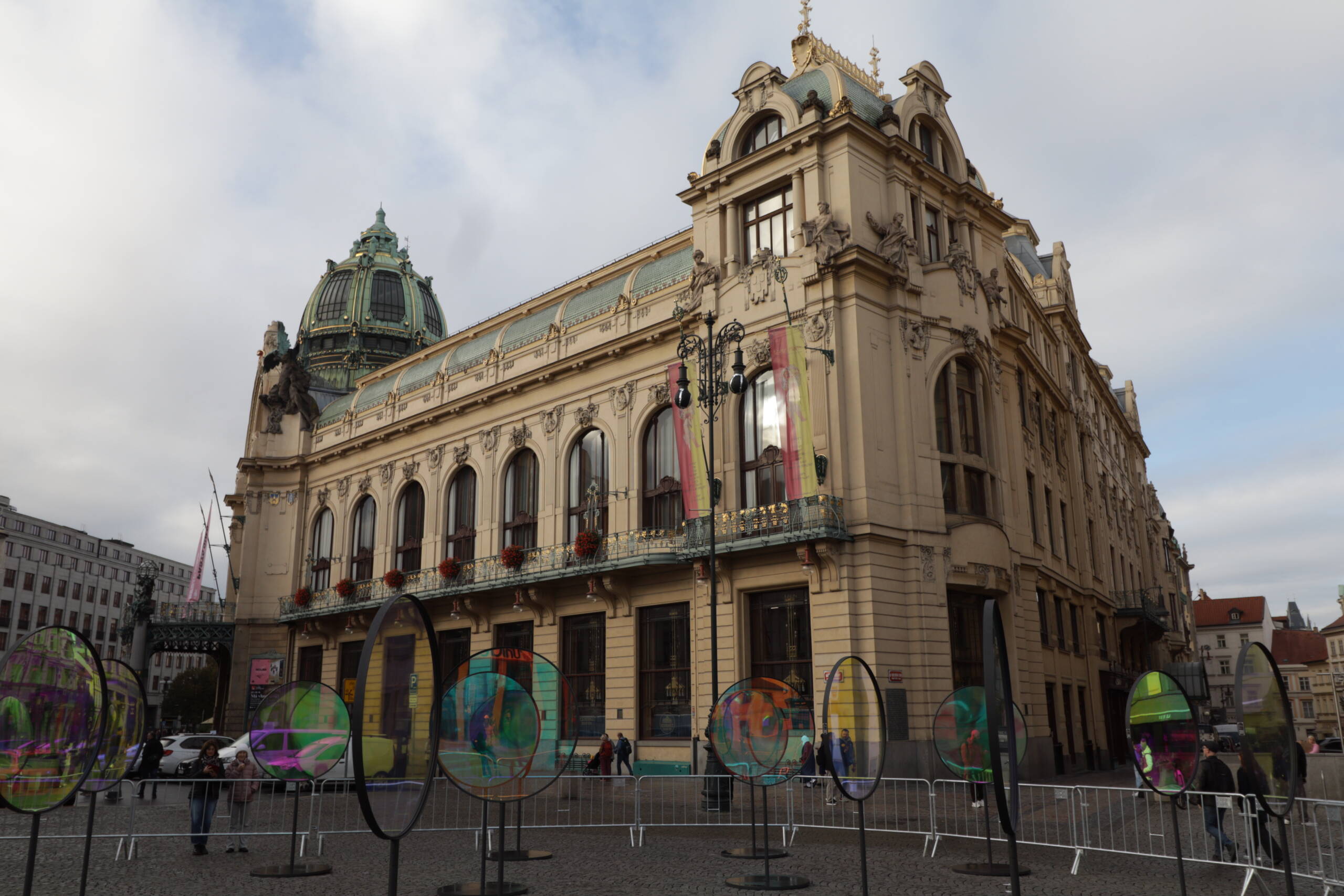 Light Festival at the Municipal House, Prague