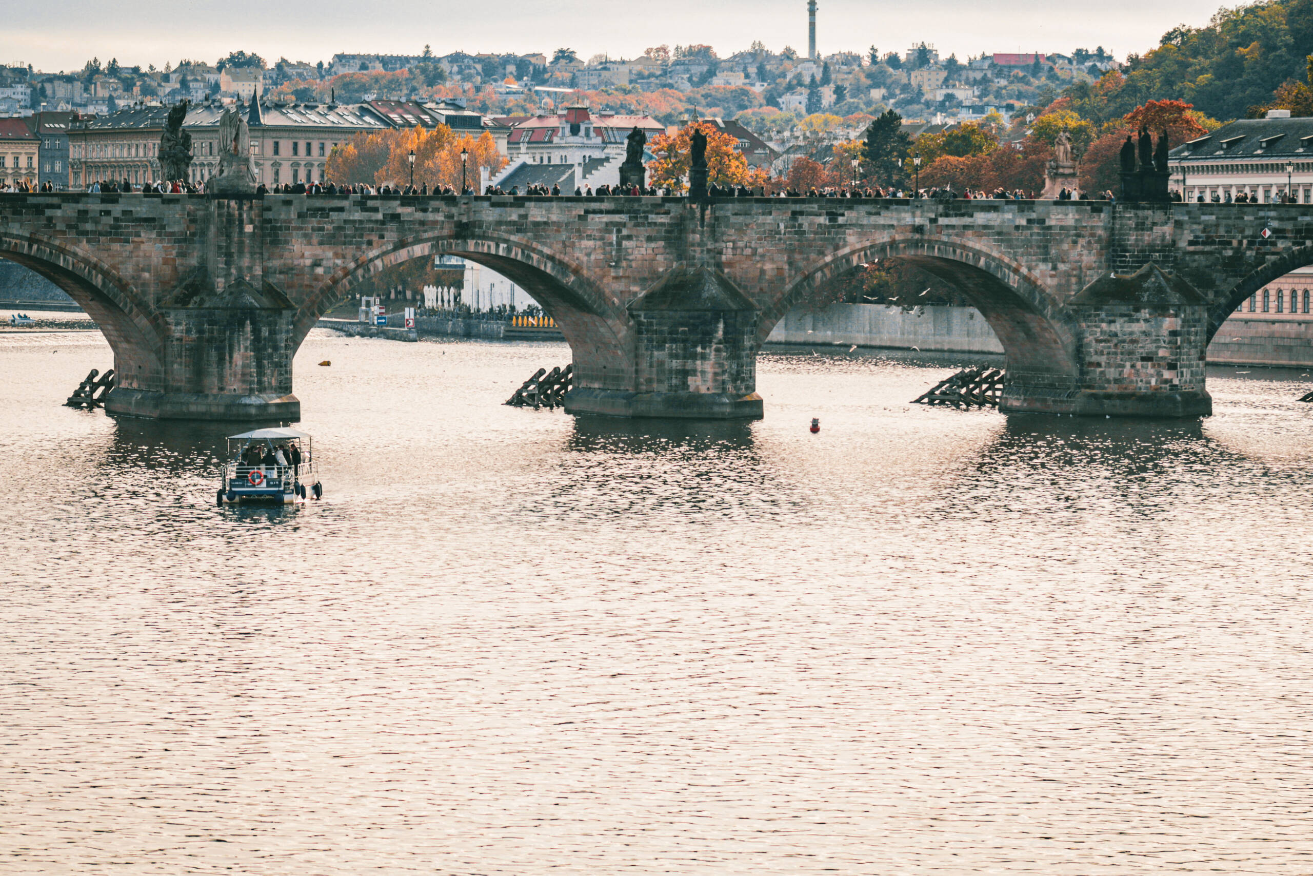 Autumn Light on Charles Bridge, Prague