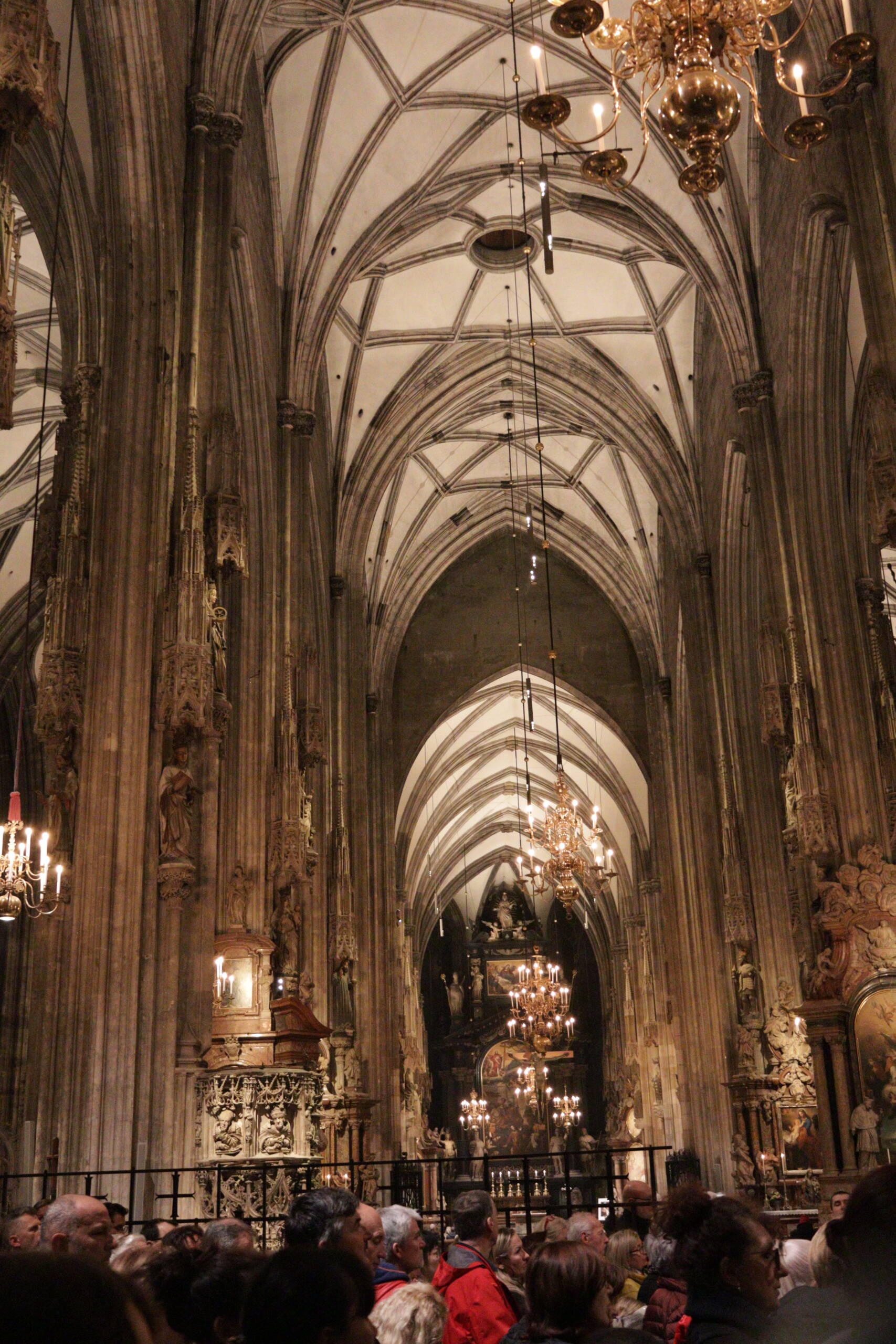 Inside St. Stephen’s Cathedral, Vienna