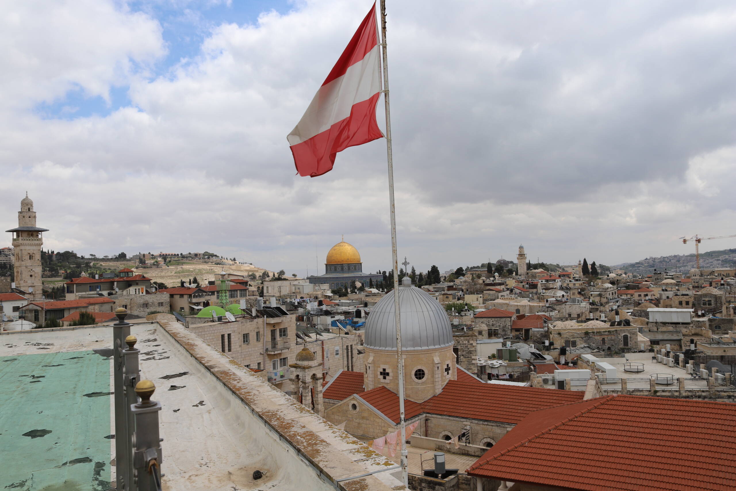 Rooftop of the Austrian Hospice on Via Dolorosa, Jerusalem