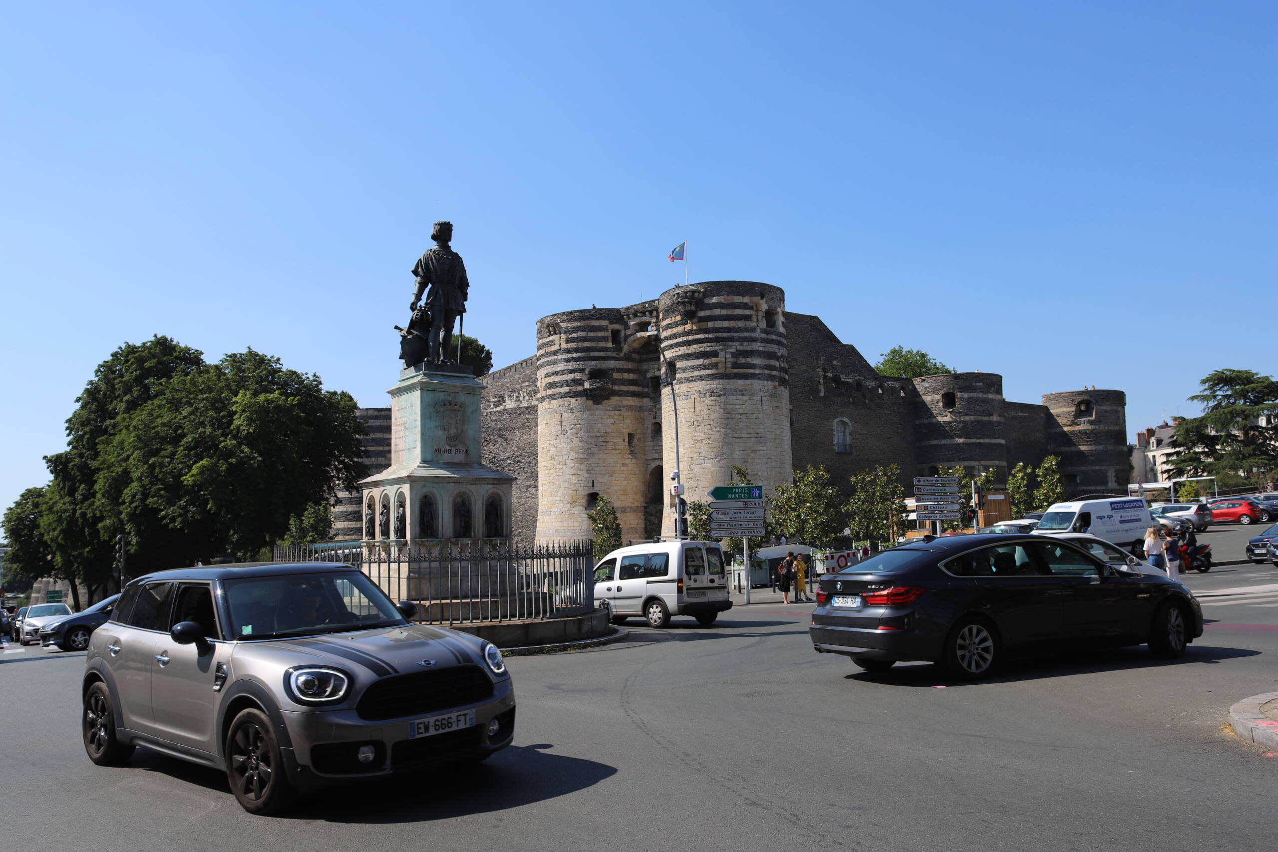 Château d'Angers: Where a Medieval Fortress Anchors a Living French Roundabout